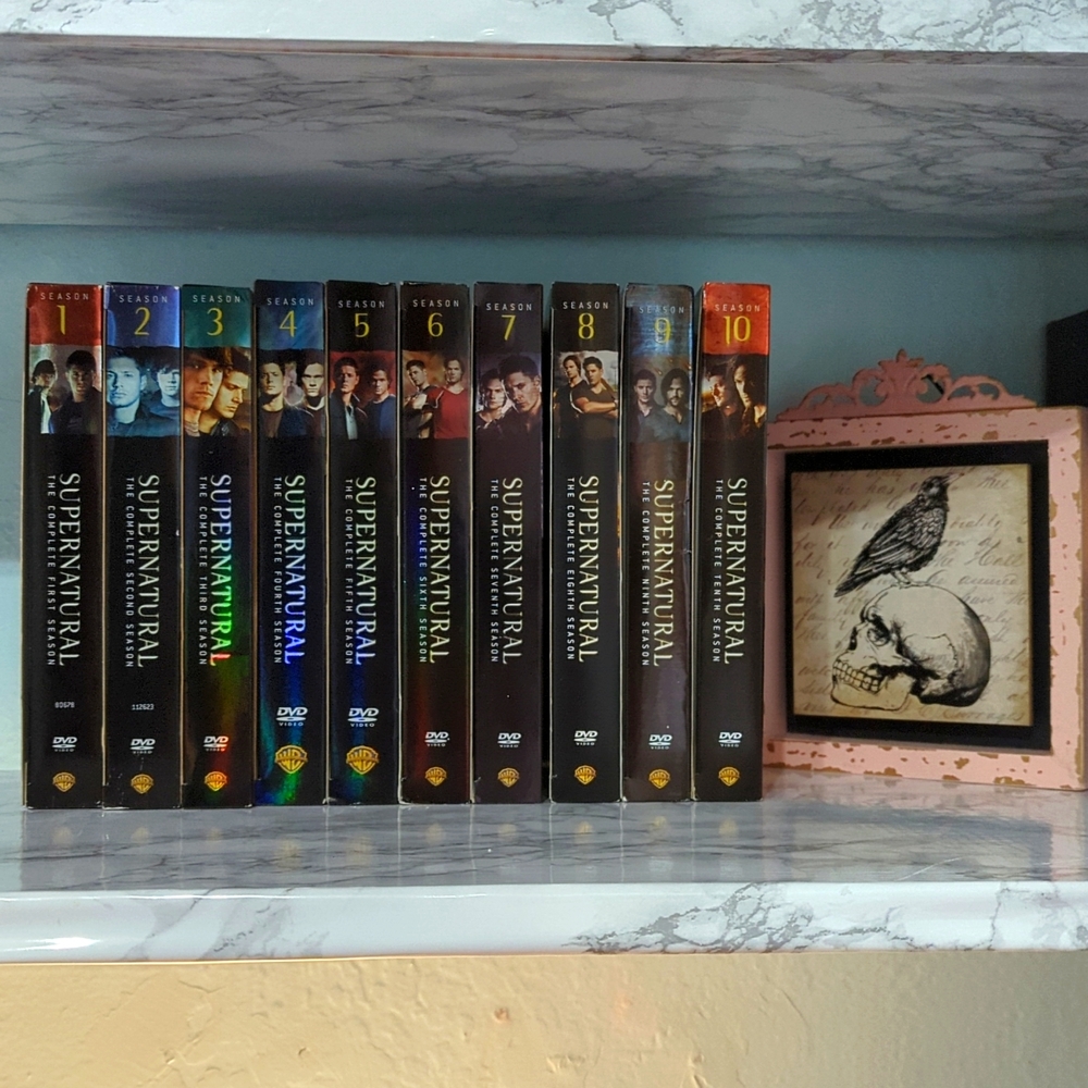 Supernatural DVDs Seasons 1 to 10